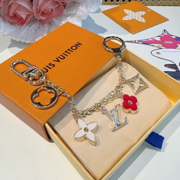 Louis Vuitton Colorful Motif Charm Chain Keychain/Bag Accessory - Picture 1 of 4